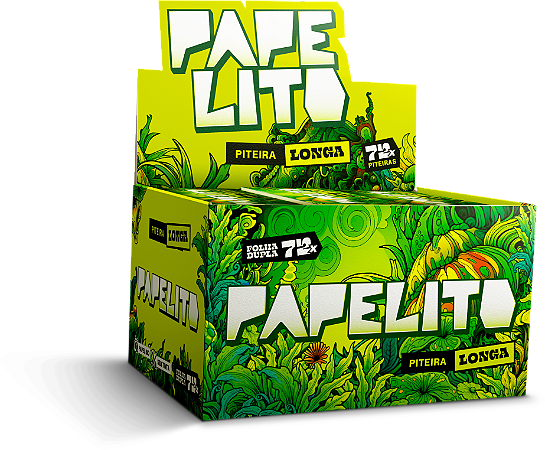 Caixa de Piteira Papelito Large com 24 und
