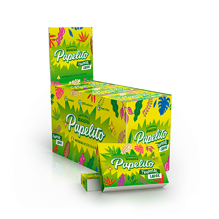 Caixa de Piteira Tropical Large com 24 und