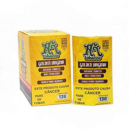 Caixa de Tabaco Hi Tobacco Golden Virginia 35gr 6 und