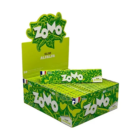 Caixa de Seda Zomo King Size Slim Alfalfa - c/50 uni