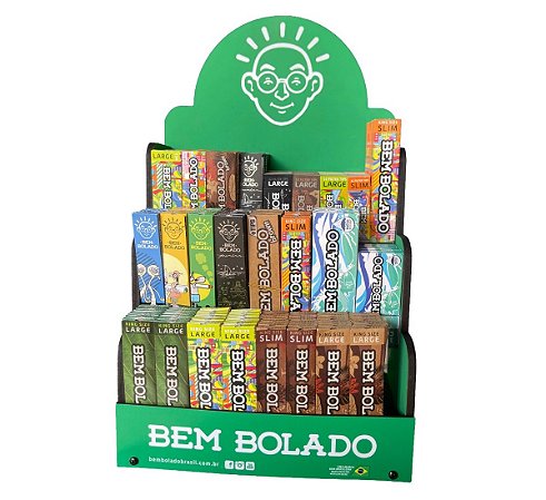 Expositor Bem Bolado c/ sedas e piteiras