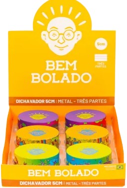 Dichavador Zinco Bem Bolado 3 partes 5cm