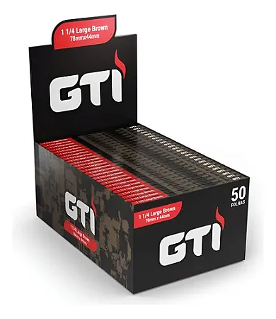 Caixa Seda GTI Brown 1 1/4 Large C/ 50