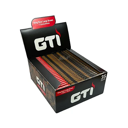 Caixa de seda GTI Brown King Size Large c/ 50