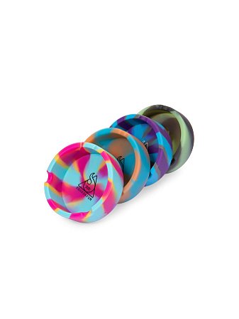 Cinzeiro de Silicone Redondo Pequeno Squadafum