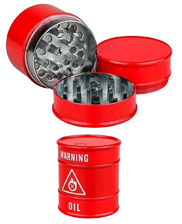 Dichavador Metal 3 partes Barril Oil