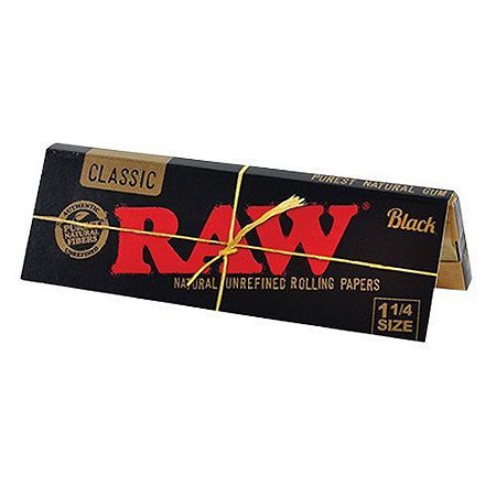 Seda Raw Brown 1 1/4 Large Classic Black