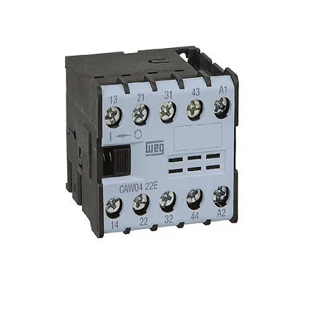 MINICONTATOR AZ CAW04-22-00V25 Auxiliar 2 NA + 2 NF 220V 60Hz - WEG 12896381