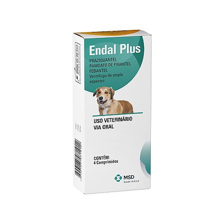 Vermífugo para cães Endal Plus