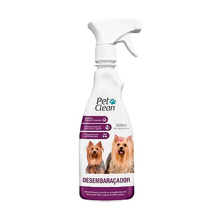 Desembaraçador de pelos para cães e gatos Pet Clean 500 ml