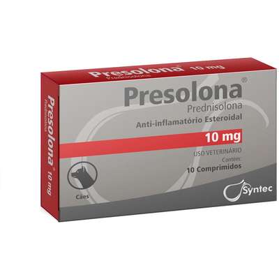 Anti-inflamatório Syntec Presolona Prednisolona Comprimidos para Cães