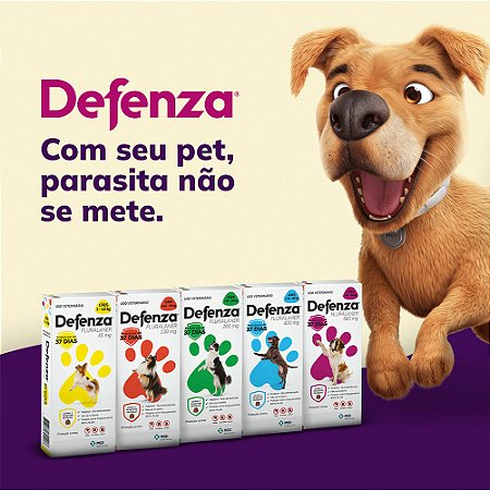 Antiparasitário MSD Defenza para Cães