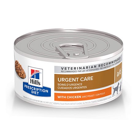 Ração Hill's Prescription Diet Lata a/d para Cães e Gatos em Condições Críticas 156 g