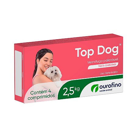 Vermífugo Ourofino Top Dog para Cães