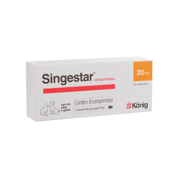 Singestar 20mg Anticoncepcional 8 comprimidos