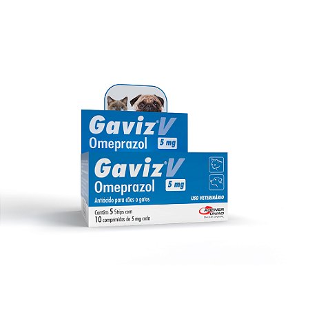 Gaviz V Omeprazol Strip com 10 Comprimidos