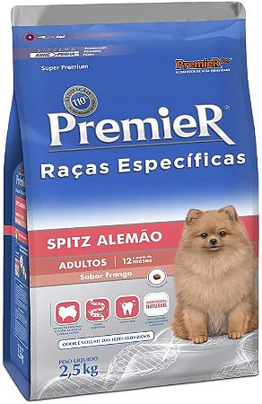 Ração Premier Raças Específicas Spitz alemão para Cães Adultos 2,5kg
