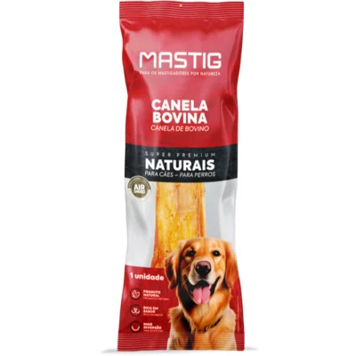 Petisco natural Canela Bovina Mastig para Cães