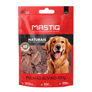 Petisco natural para cães Pulmão Bovino Mastig