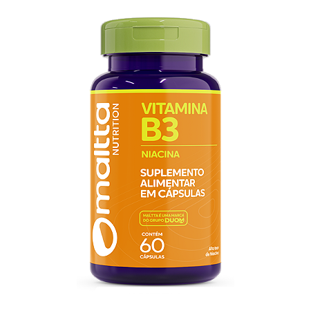 Vitamina B3 Niacina 60caps Maltta
