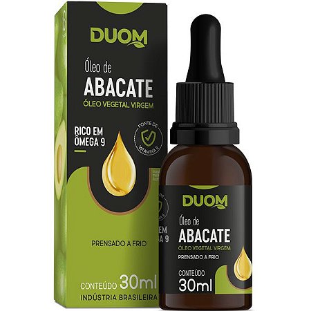 Oleo de Abacate Gotas 30ml Duom