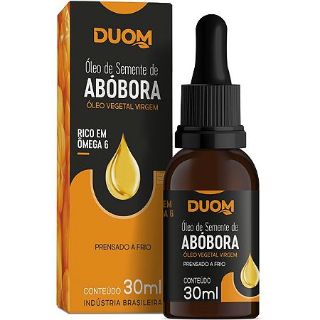 Oleo de Abobora Gotas 30ml Duom