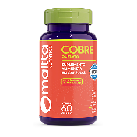 Cobre Quelato 60caps Maltta
