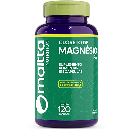 Cloreto de Magnesio 120caps Maltta