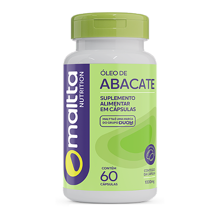 Oleo de Abacate 60caps 1000mg Maltta