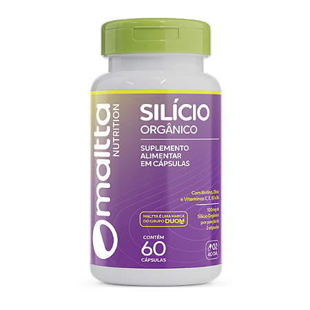 Silicio Organico 60caps Maltta