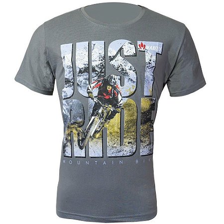 Camiseta Algodão Casual Esportivo - Just Ride