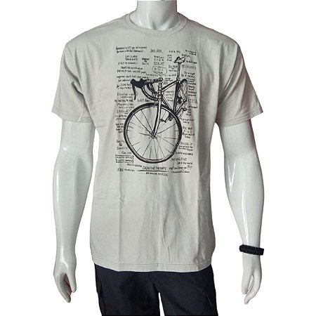 Camiseta Algodão Ciclismo Bicicleta Esportiva