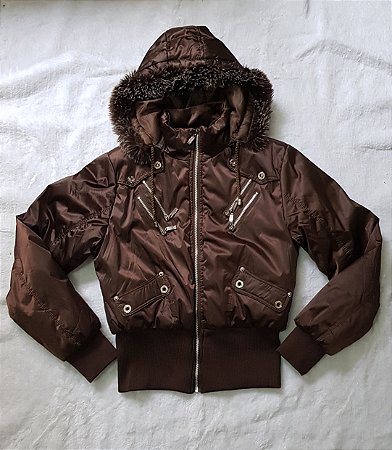 jaqueta bomber com capuz