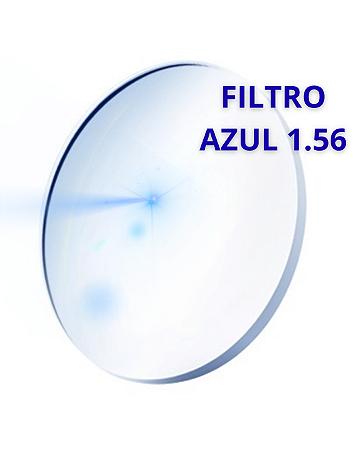 Lentes Blue Filter 1.56 (até 4 graus esfericos e 2 cilindricos)