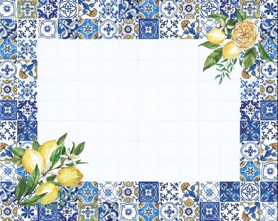 Jogo Americano Impermeável Azulejo Português