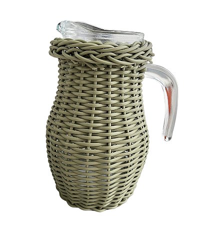 Jarra de Vidro Jurerê - Verde Oliva