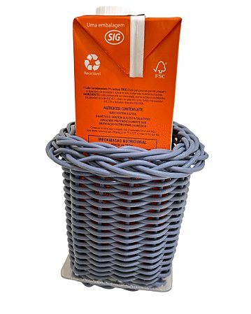 Porta Leite/ Suco Jurerê Azul Jeans
