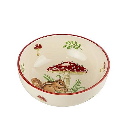 Bowl Esquilo Com Cogumelo