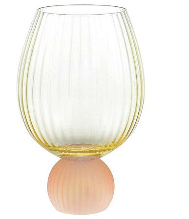 Cj Taça de Água Colors 500ML Amarelo c/ Laranja