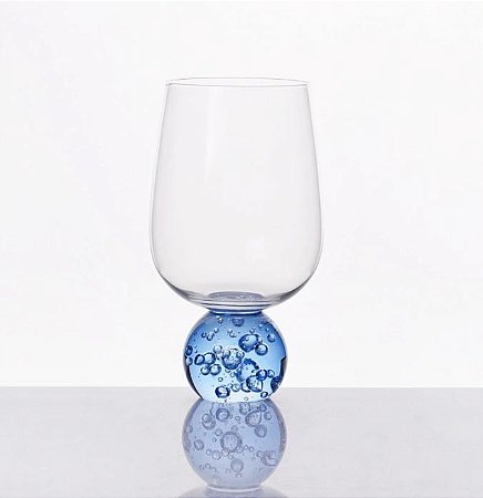 Taça Transparente e Azul 540ml