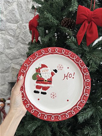 Prato Para Panetone Natal