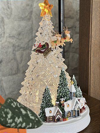 Árvore de Natal Iluminada com Música