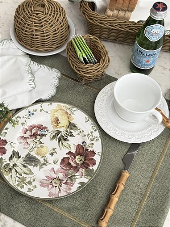 Jogo Americano Oliva Impermeável