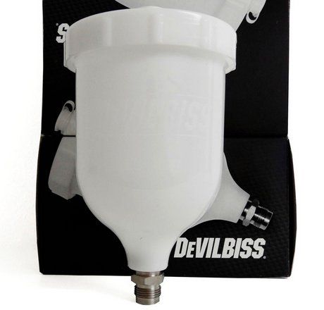 Caneca Plástica 600 ml para pistolas SGK, FLG e Tekna - cód.GFC0501 - Devilbiss