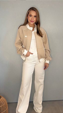 Jaqueta Bomber Bicolor Lança Perfume