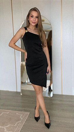Vestido Ombro Único Lança Perfume