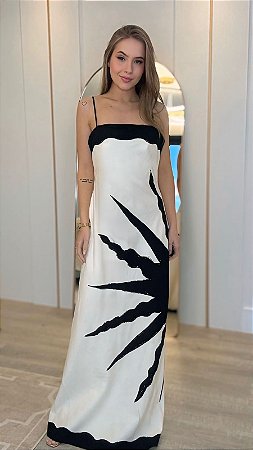 Vestido Super Midi De Alça Lança Perfume