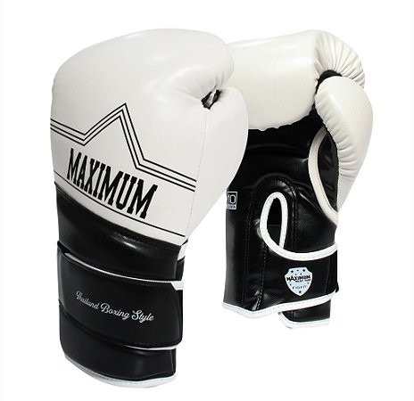 Luva de Boxe Maximum Comfort - Cor Branco - Checkmate Muaythai - as melhores  marcas de equipamentos para luta