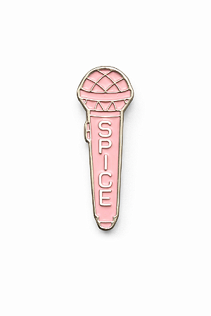 Pin Microfone Spice Girls (unitário)