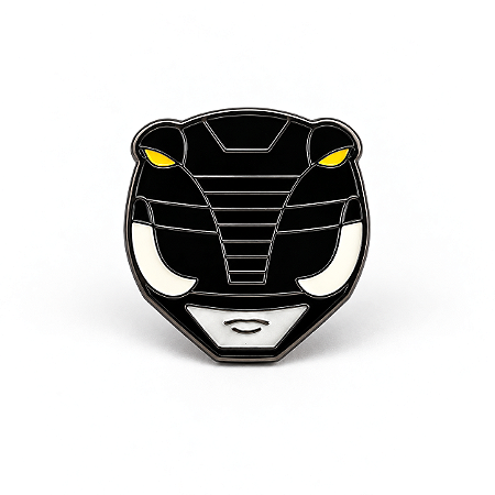 Pin Capacete Power Ranger Preto